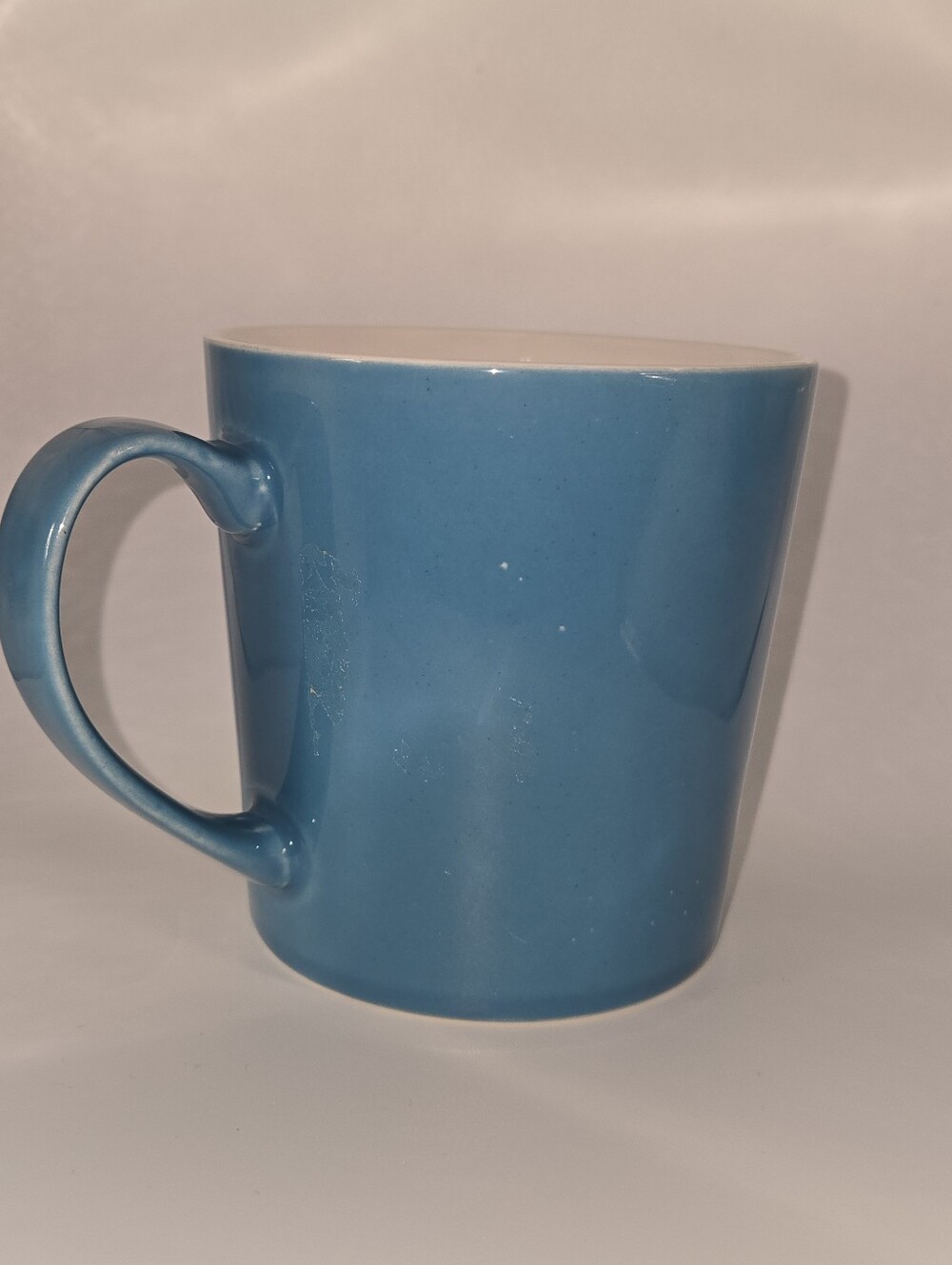 Blue White Octopus Ceramic Coffee Mug Etched Textured Nautical Ocean - Picture 5 of 9